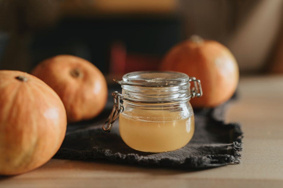 Apple cider azijn in een glazen pot