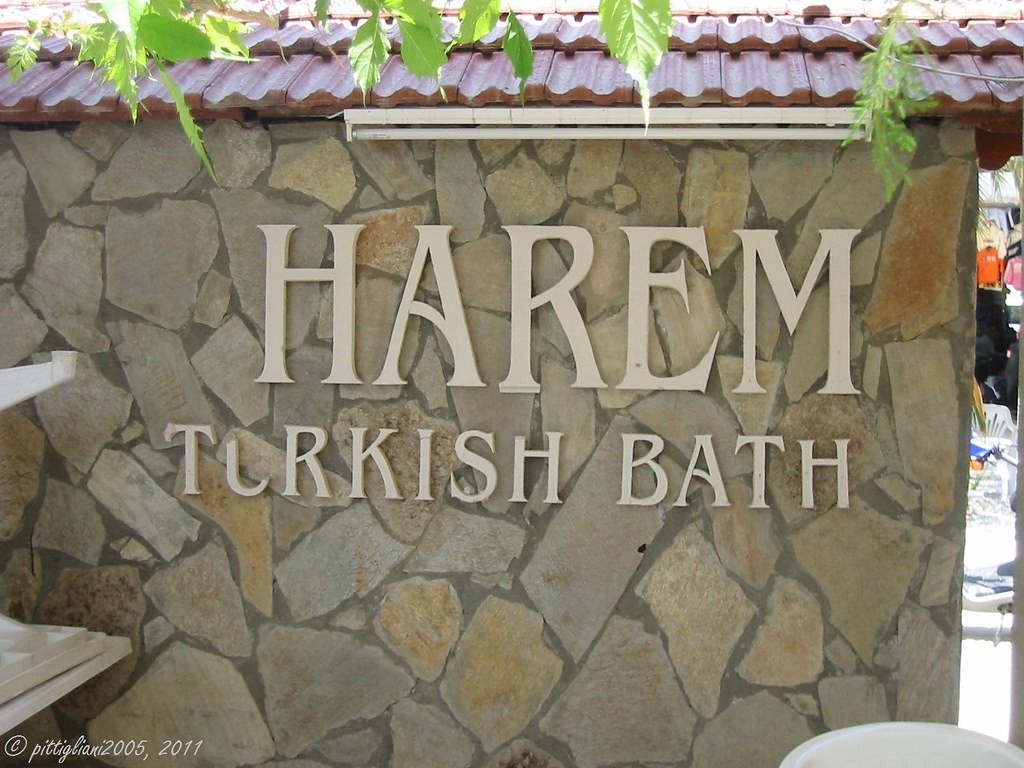 Ingang van een Turkse hamam