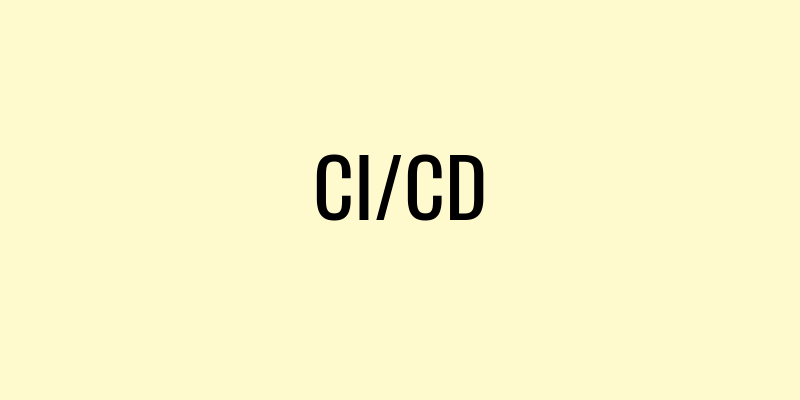 CI/CD